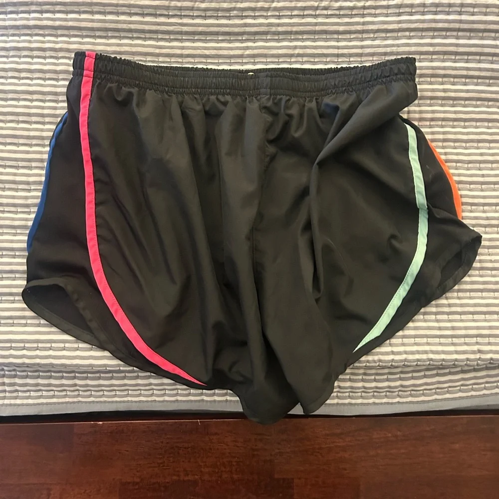 Nike Black Dri-FIT Shorts with Neon Accents - Picture 3 of 4